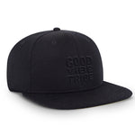 Black/Black Flat Brim